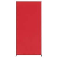 Nobo Freestanding Room Divider Screen Impression Pro 800mm x 1800mm x 300mm Felt, Metal Red