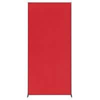 Nobo Freestanding Room Divider Screen Impression Pro 800mm x 1800mm x 300mm Felt, Metal Red