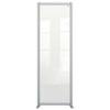 Nobo Freestanding Protective Room Divider Screen Premium Plus 600 x 1800 x 600mm Aluminium, Plexiglass Acrylic Silver