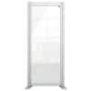 Nobo Freestanding Protection Screen Premium Plus 1000 x 400 x 400 mm Silver, Clear 1 Aluminium, Plexiglass Acrylic Modular System