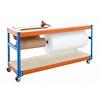 Bigdug Packing Workbench Big400 Steel Melamine 300 kg Blue and Orange 920 x 1220 760