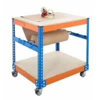 BiGDUG Mobile Packing Workbench Big400 Blue, Orange 915 x 760 x 920 mm