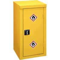 Storage Cabinet Bigdug Hazardous Subtances Yellow H900 x W460 x D460 mm
