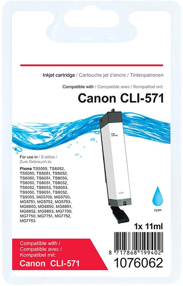 Office Depot Compatible Canon CLI-571 Ink Cartridge CLI-571C Cyan