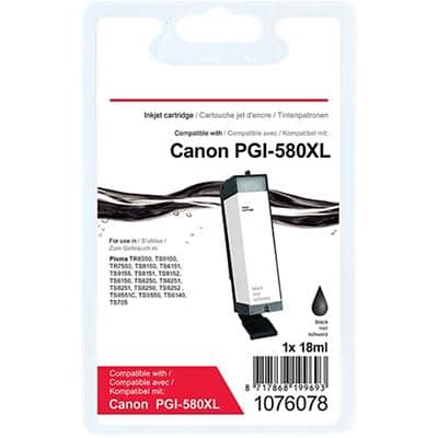 Office Depot Compatible Canon PGI-580XL Ink Cartridge Black