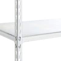 BiGDUG Shelving Unit 4 Shelves Steel 915 x 455 x 1,600 mm Grey