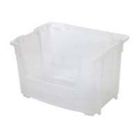 BiGDUG Stacking Pick Bins 0 Shelves Plastic 500 x 370 x 320 mm Transparent
