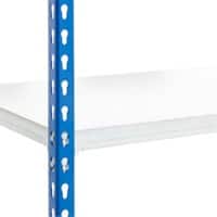 BiGDUG Shelving Unit 5 Shelves Melamine, Steel 1,525 x 915 x 1,830 mm Blue, Grey