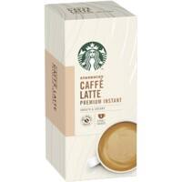 Starbucks Caffe Latte Premium Caffeinated Instant Coffee Rich and Creamy 70g Pack of 5