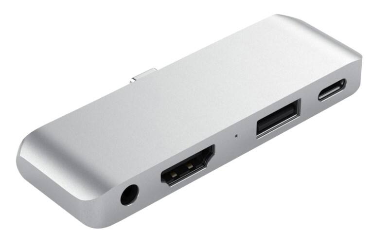 Satechi USB-C Hub USB-C Male HDMI Female, USB A Female, 3.5 mm Female Silver