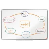 Nobo Premium Plus Whiteboard 1915155 Wall Mounted Magnetic Lacquered Steel 90 x 60 cm