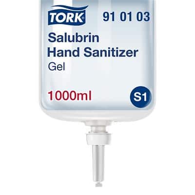 Tork Moisturising Hand Sanitiser Salubrin 1 L Pack of 6