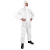 Click Once Protective Coverall With Hood Polyproylene, Polyethylene S White