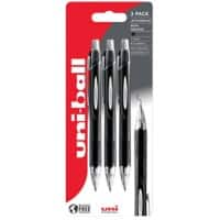 uni-ball Jetstream SXN-210 Rollerball Pen 1 mm Black Pack of 3