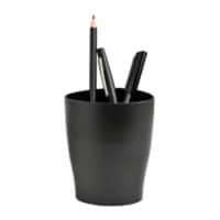 Exacompta Pen Pot 676014D Classic Polysterene 95 x 80 x 60 mm Black Pack of 10