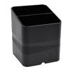 Exacompta Pen Pot 677014D ECOBlack Polysterene 93 x 74 x 74 mm Black Pack of 10