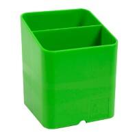 Exacompta Pen Pot 67795D Classic Polysterene 93 x 74 x 74 mm Apple Pack of 10 Green