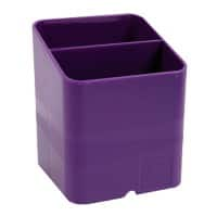 Exacompta Pen Pot 67720D Classic Polysterene 93 x 74 x 74 mm Purple Pack of 10