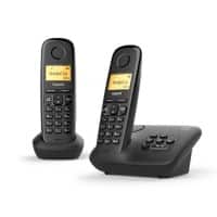Gigaset Duo Cordless Analog/DECT telephone A270A Black 2 x Handset