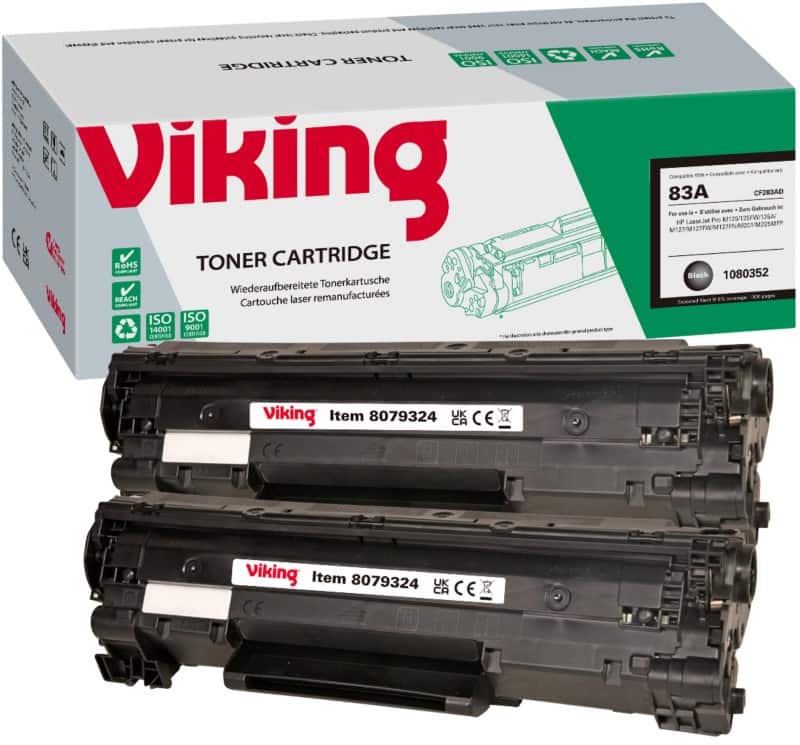 Viking 83A Compatible HP Toner Cartridge CF283AD Black