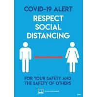 Avery COVID-19 Social Distancing Label 210 x 297 mm Blue 2 Labels