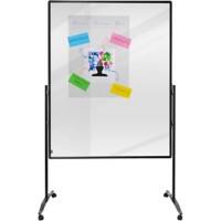 Legamaster Freestanding Divider Board Premium Plus 1500 x 1200 x 5mm Aluminium, Plexiglass Black