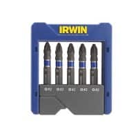 Irwin Impact Screwdriver Pocket Bits PZ2 Pack of 5