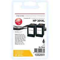 Office Depot Compatible HP 301XL Ink Cartridge J454AE Black Pack of 2 Duopack