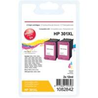 Viking 301XL Compatible HP Ink Cartridge CH564EEv1 Cyan, Magenta, Yellow Pack of 2 Duopack