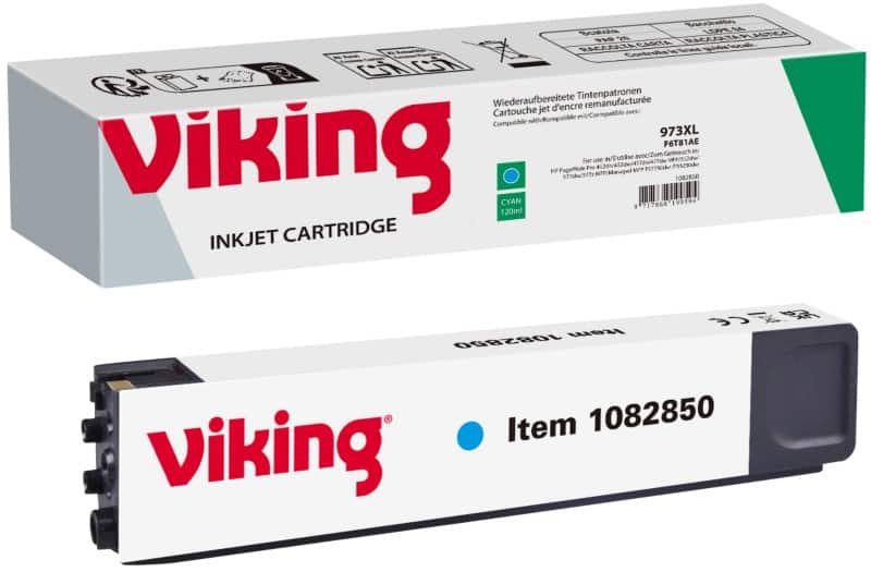 Viking 973X Compatible HP Ink Cartridge F6T81AE Cyan