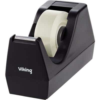 Viking Tape Dispenser Black 130 (W) mm + 3 Invisible Tape Rolls