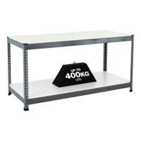 Bigdug Melamine Workbench Big400 with 2 Levels 400 Kg 915 x 1830 x 610 mm