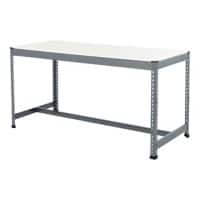 Bigdug Steel T-Bar Melamine Workbench Big400 with 1 Level 400 Kg 915 x 1220 x 610 mm