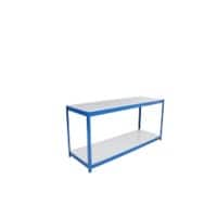 Bigdug Industrial Workbench Melamine Blue 900 x 1800 x 600 mm