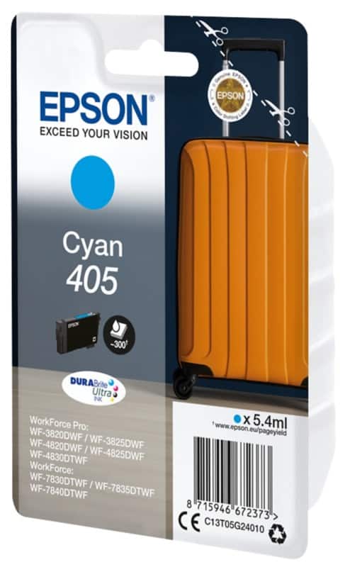 Epson 405 Original Ink Cartridge C13T05G240 Cyan