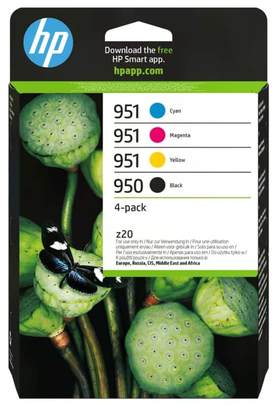 HP 950/951 Original Ink Cartridge 6ZC65AE Black, Cyan, Magenta, Yellow Pack of 4 Multipack