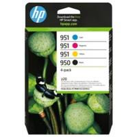 HP 950/951 Original Ink Cartridge 6ZC65AE Black, Cyan, Magenta, Yellow Pack of 4 Multipack