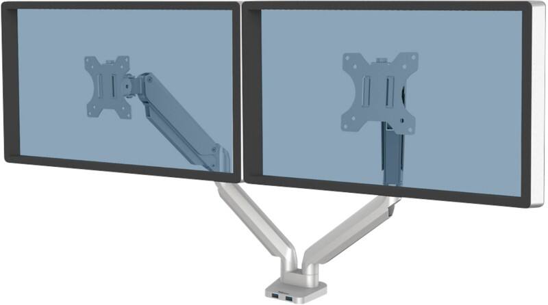 Fellowes Platinum Series Monitor Arm 8056501 Height Adjustable 32 " Silver