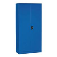 SLINGSBY Double Door Cabinet with Lock Steel Blue 1000 x 500 x 2000 mm