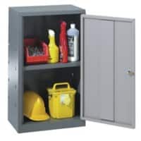 SLINGSBY Locker with 1 Shelf Steel Light Grey, Dark Grey 450 x 300 x 684 mm