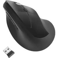 Kensington Pro Fit Wireless Mouse Ergonomic Vertical K75501EU Optical For Right-Handed Users USB-A Nano Receiver Black