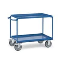 SLINGSBY Mobile Trolley with 2 Tiers Steel Blue 870 x 1047 x 870 mm