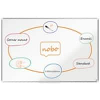 Nobo Premium Plus Whiteboard 1915146 Wall Mounted Magnetic Enamel 150 x 100 cm