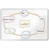 Nobo Premium Plus Whiteboard 1915158 Wall Mounted Magnetic Lacquered Steel 150 x 100 cm