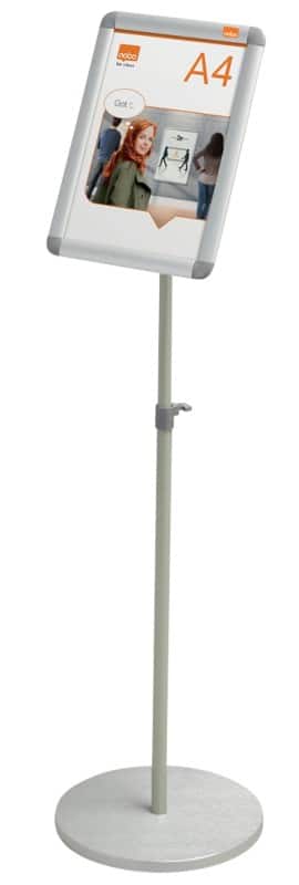 Nobo Premium Plus Display Stand A4 Silver