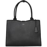 SOCHA Laptop Bag Diamond 15.6 Inch Leather Black 44 x 13 x 31 cm