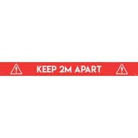 AVERY COVID-19 Social Distance Floor Sticker COVFSR1000 1,000 x 140 mm Red 2 Labels
