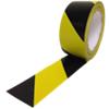 Hazard Warning Safety Tape 48mm x 33m Black & Yellow