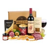Wine & Cheese Crate Hamper Basket