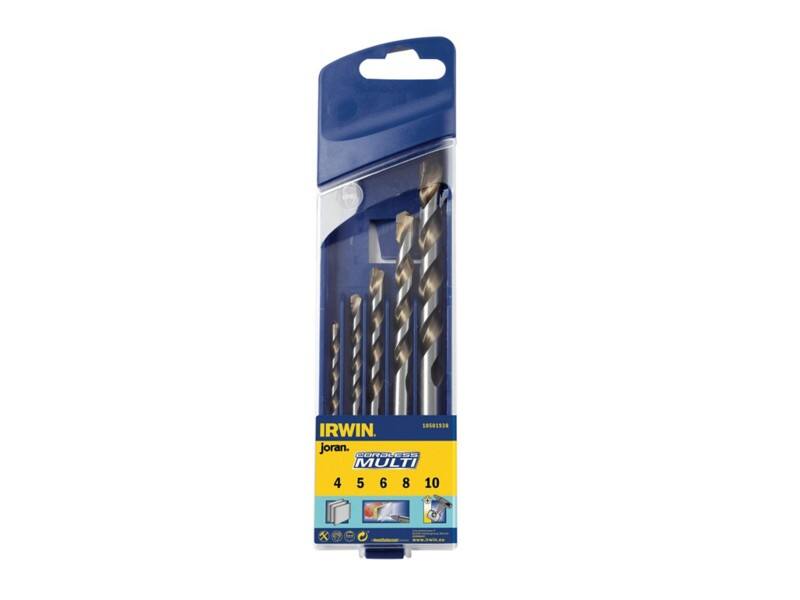 Irwin Cordless Multi-Purpose Drill Bit Set 4-10mm Pack of 5